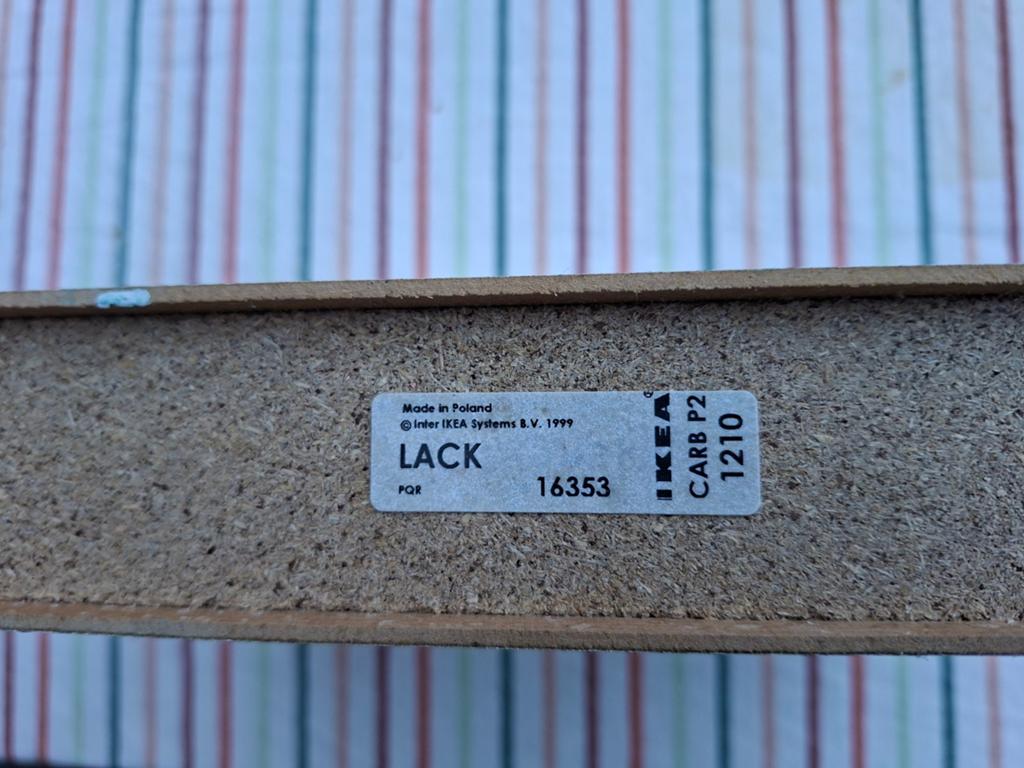 IKEA LACK plank wit - 1999 model, Huis en Inrichting, Kasten | Overige, Ophalen