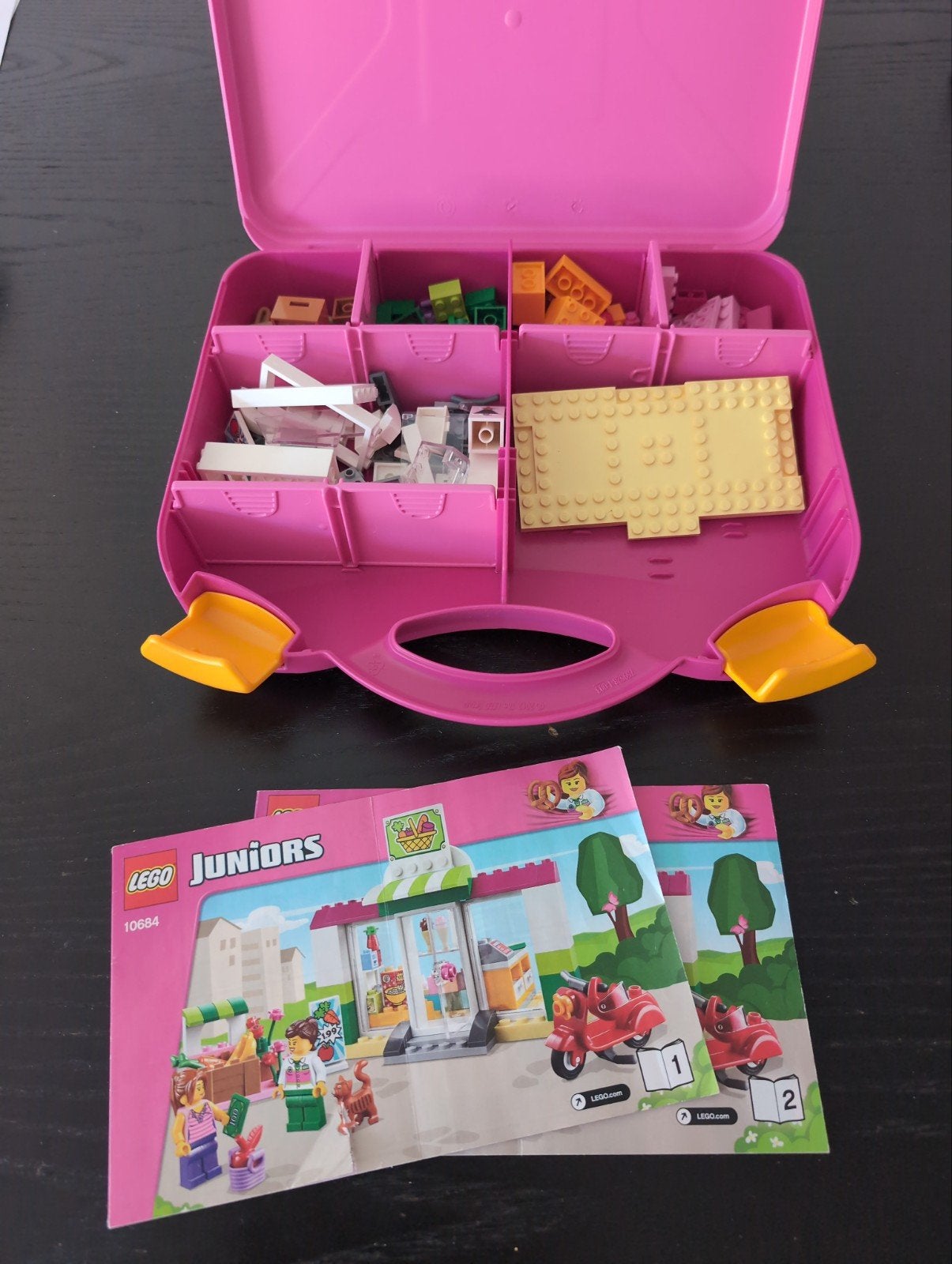 LEGO Juniors 10684 Supermarkt Koffer - Compleet, Kinderen en Baby's, Gebruikt, Lego, Ophalen of Verzenden, Compleet