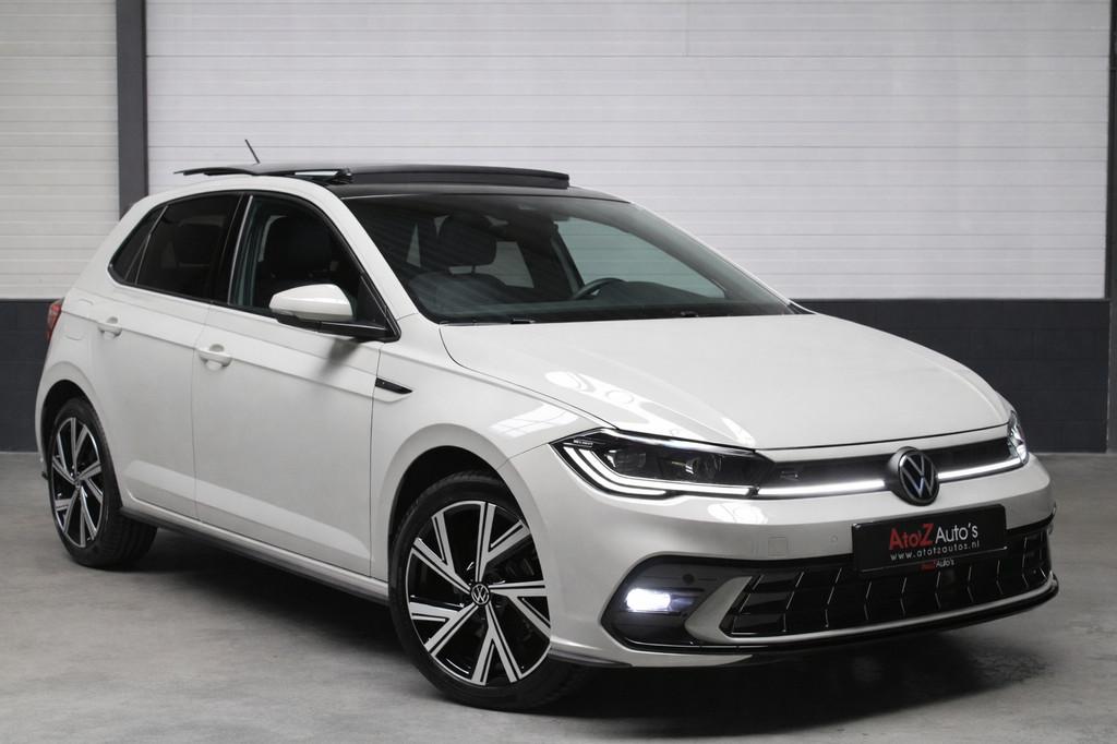 Volkswagen POLO 1.0 TSI R-Line PANO ACC CARPLAY CAMERA NAVI, Stof, Gebruikt, Euro 6, 116 pk