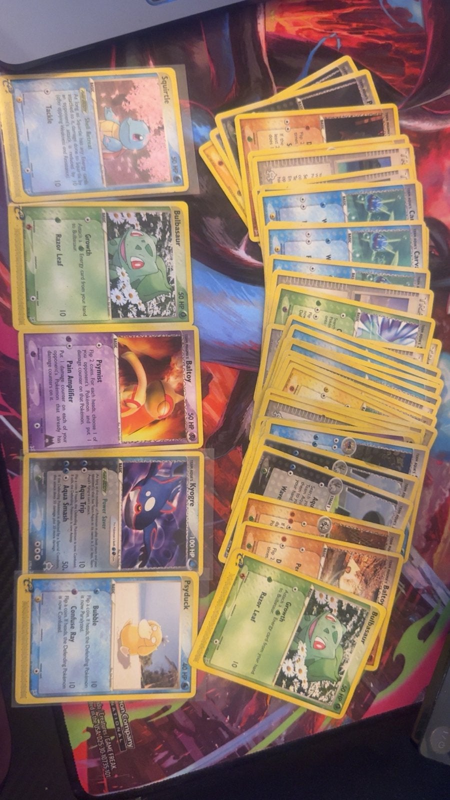 Ex Team Magma vs Team Aqua Pokemon kaarten, Ophalen of Verzenden, Gebruikt, Meerdere kaarten