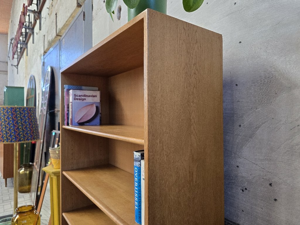 Deens Design Boeken & Platen Kast Hans Wegner | Eiken Hout, Met plank(en), Gebruikt, 150 tot 200 cm, 25 tot 50 cm