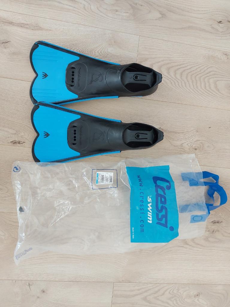 Cressi trainings flippers maat 43-44, Ophalen of Verzenden, Zo goed als nieuw, Snorkel
