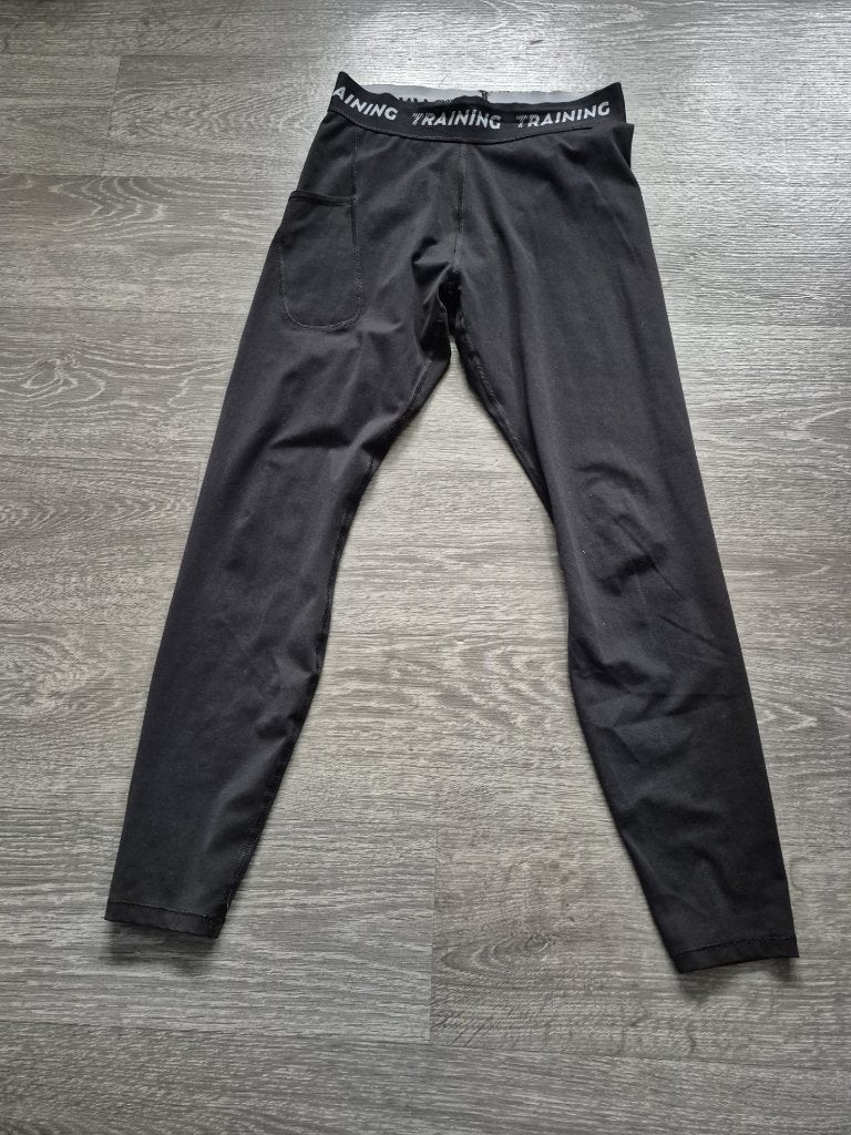Zwarte lange sportbroek/legging met zak, Kleding | Dames, Maat 38/40 (M), Zwart, Nieuw, Ophalen of Verzenden