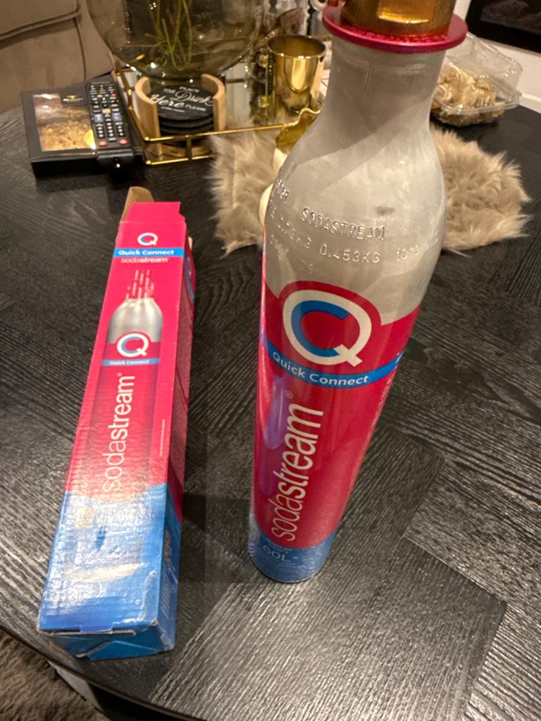Sodastream Quick Connect CO2 Cilinder nieuw, Verzenden, Gebruikt