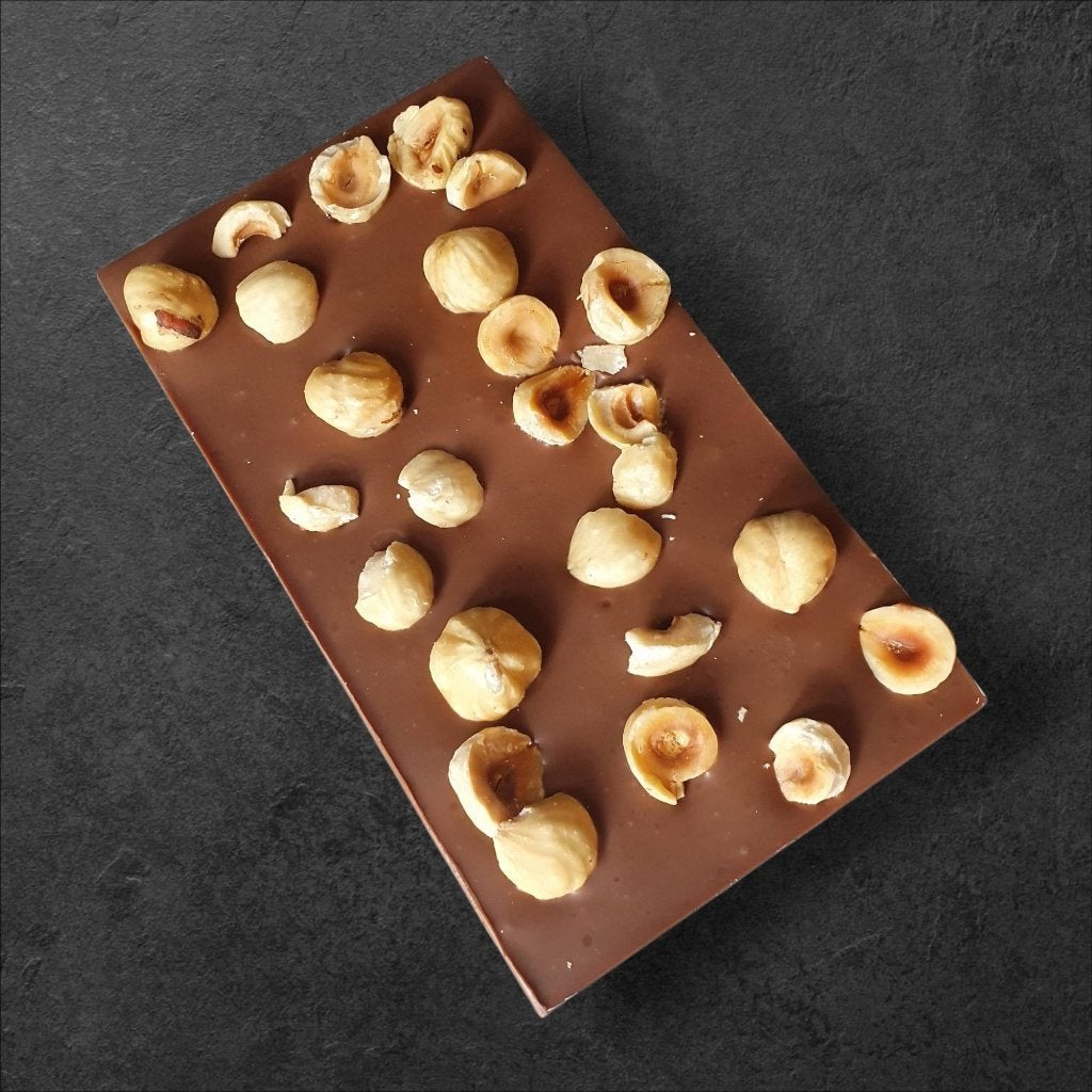 chocoladereep hazelnoot Wit, Melk of Puur €3,99, Diversen, Ophalen of Verzenden