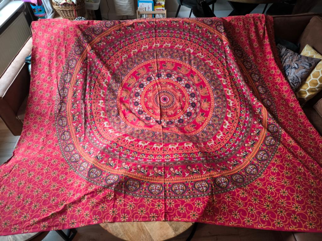 Mandala kleed, Ophalen of Verzenden, Nieuw, Rechthoekig, 200 cm of meer