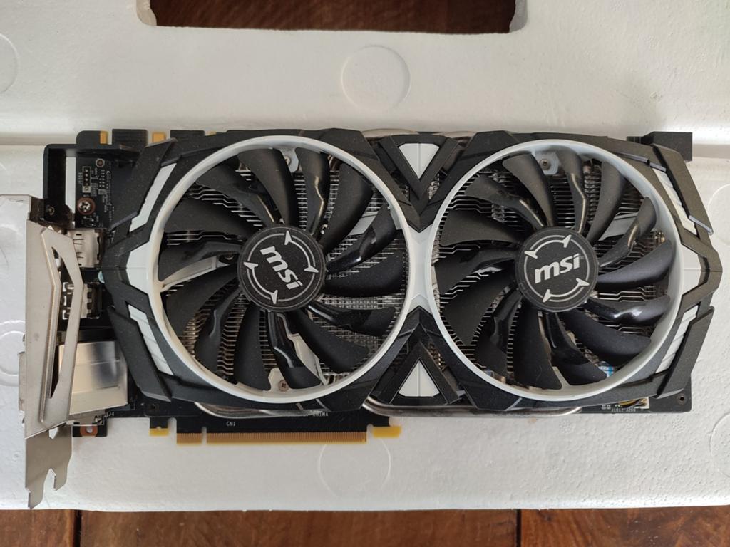 MSI GeForce GTX 1070 ARMOR 8G OC Videokaart, Computers en Software, Videokaarten, Zo goed als nieuw, PCI-Express 3.0, GDDR5, Ophalen of Verzenden