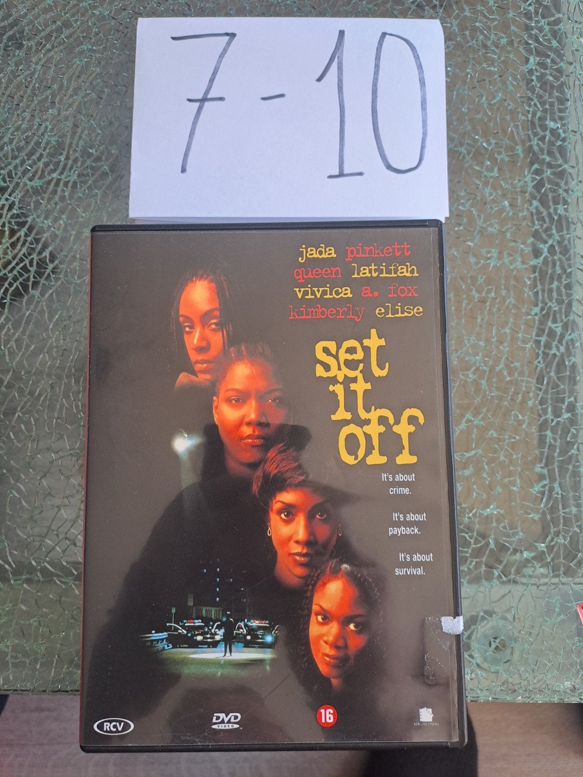 Set It Off DVD -Actiethriller met Jada Pinkett en Queen Lati, Cd's en Dvd's, Vanaf 16 jaar, Actiethriller, Ophalen of Verzenden