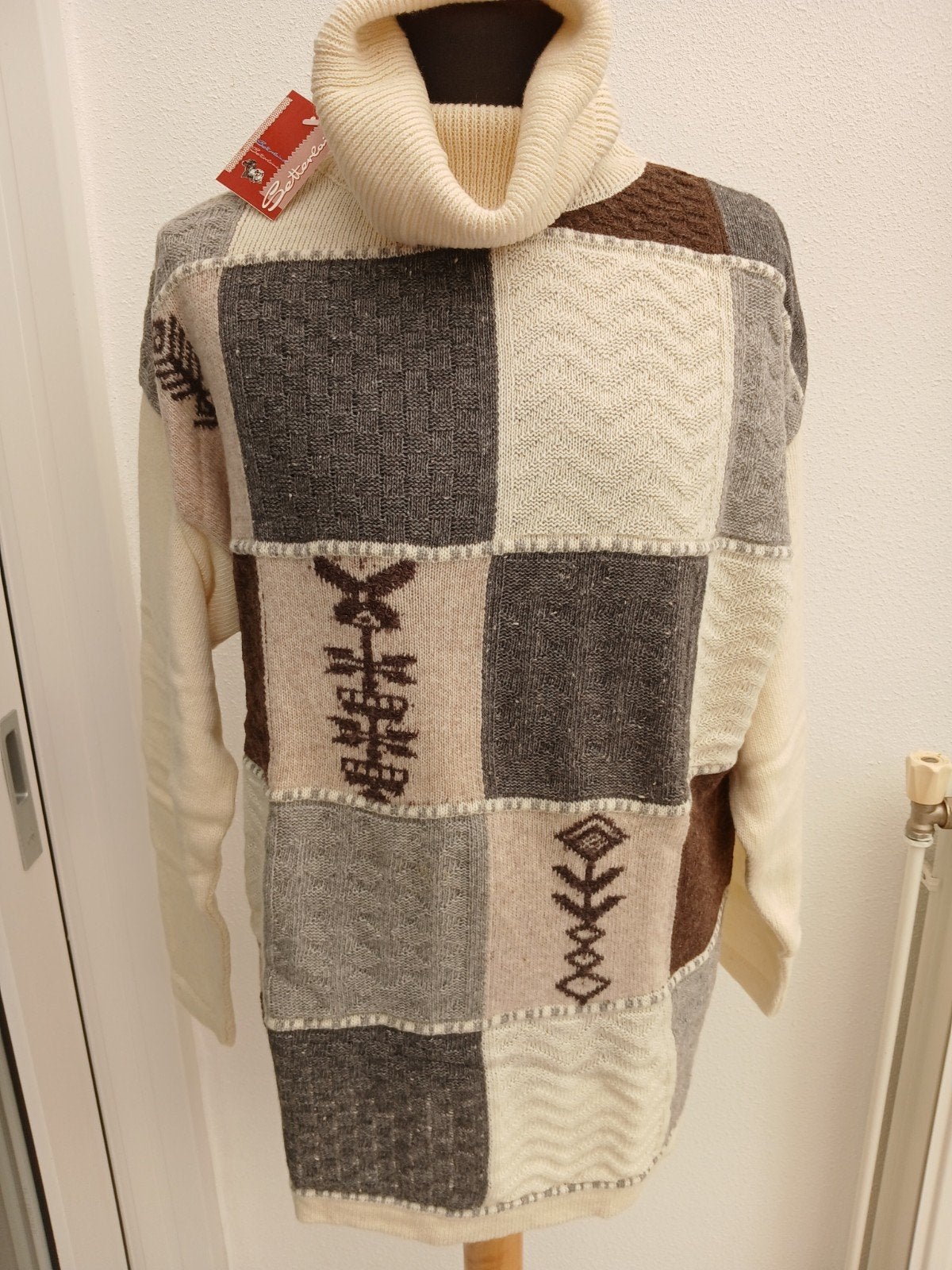 Setterlaine Nieuwe Creme Coltrui Maat XL Wol/Acryl, Setterlaine, Beige, Maat 46/48 (XL) of groter, Nieuw