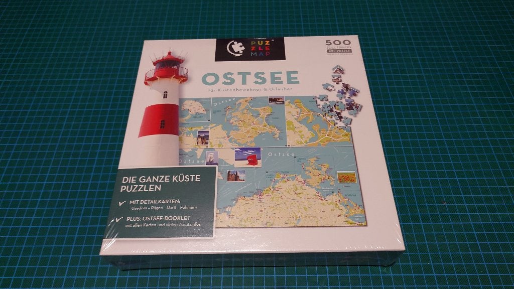 Puzzelmap Oostzee 500 stukjes - Nieuw, Ophalen of Verzenden, 500 t/m 1500 stukjes, Nieuw, Legpuzzel
