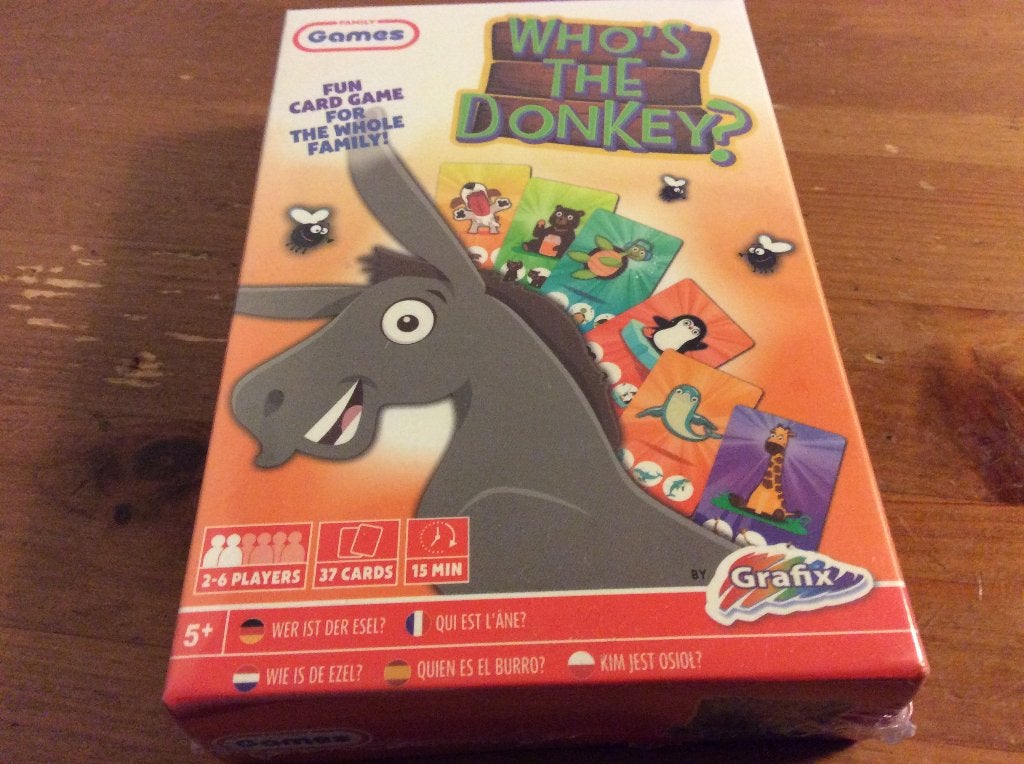 who is the donkey (wie is de ezel.) Nieuw engels, Een of twee spelers, Ophalen of Verzenden, Nieuw, Grafix