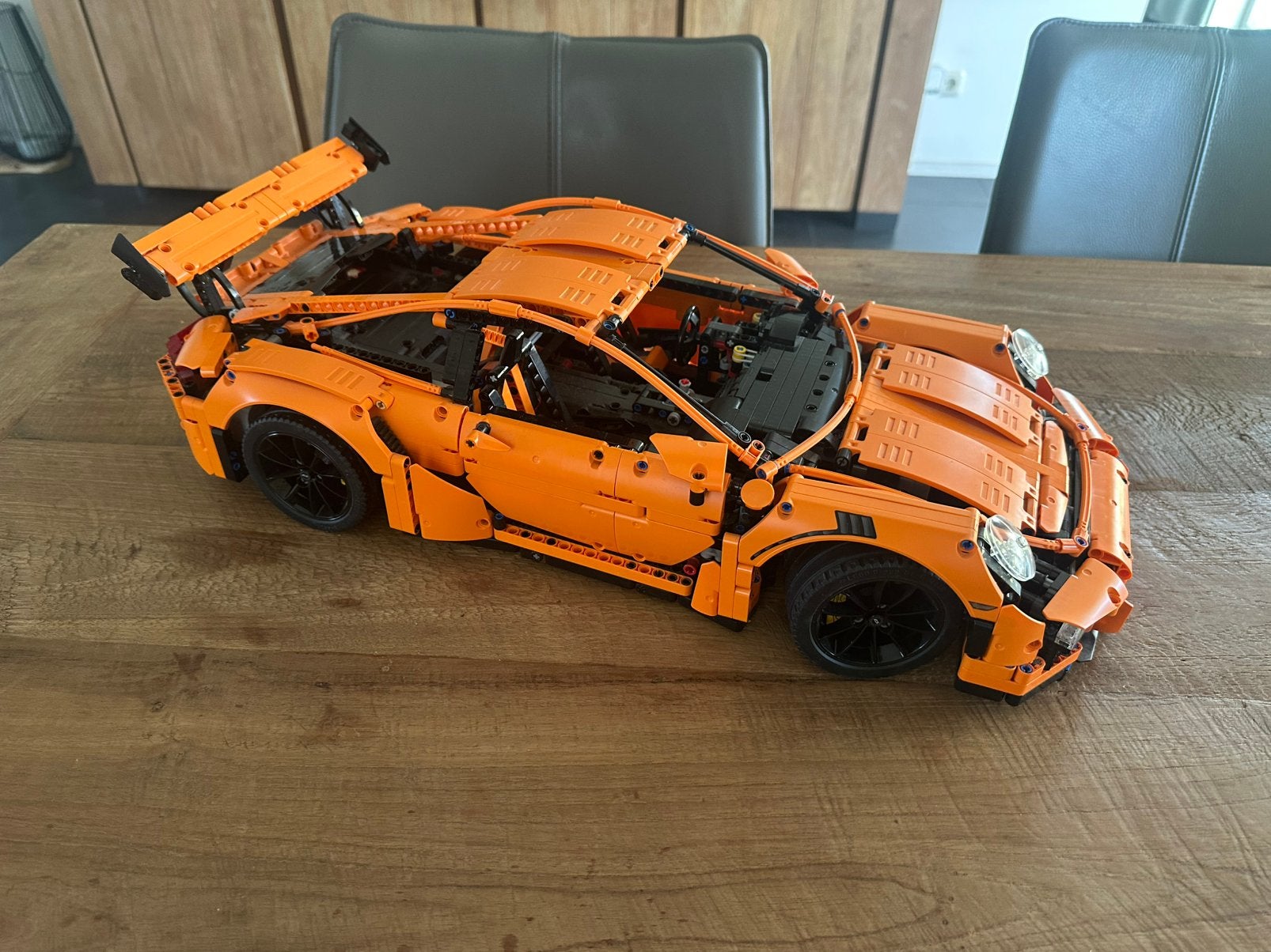Lego technic 42056, Porsche 911 GT 3 RS compleet, Ophalen, Lego, Zo goed als nieuw, Technic