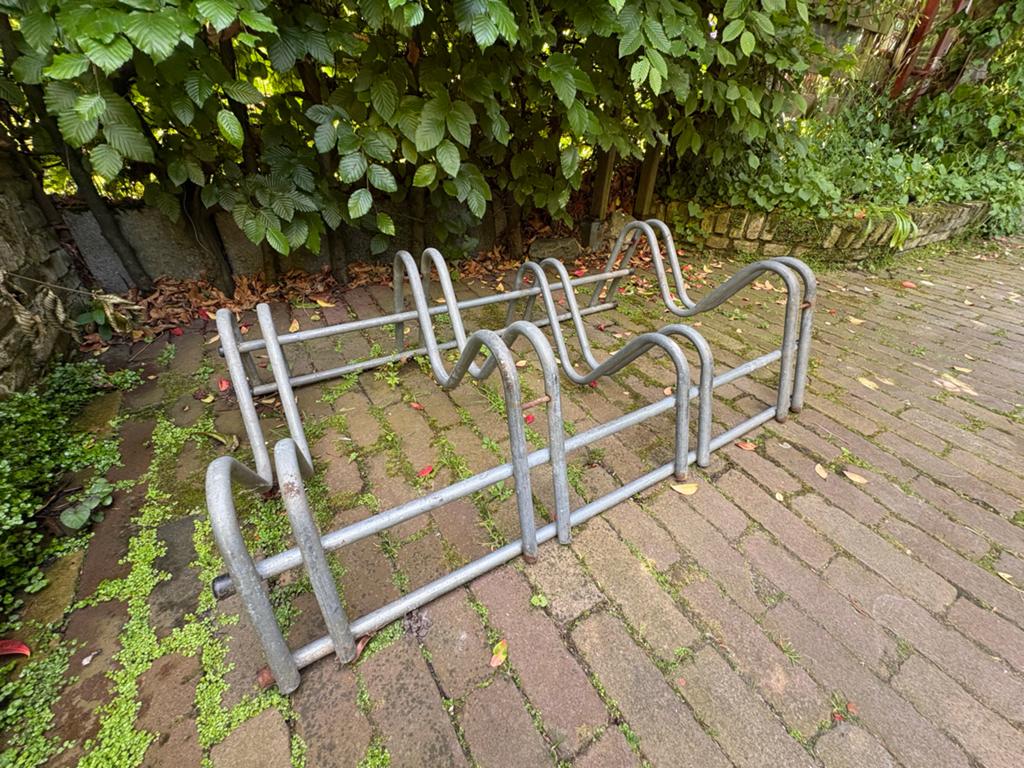 Fietsenrek voor 4 fietsen, Ophalen of Verzenden, Gebruikt