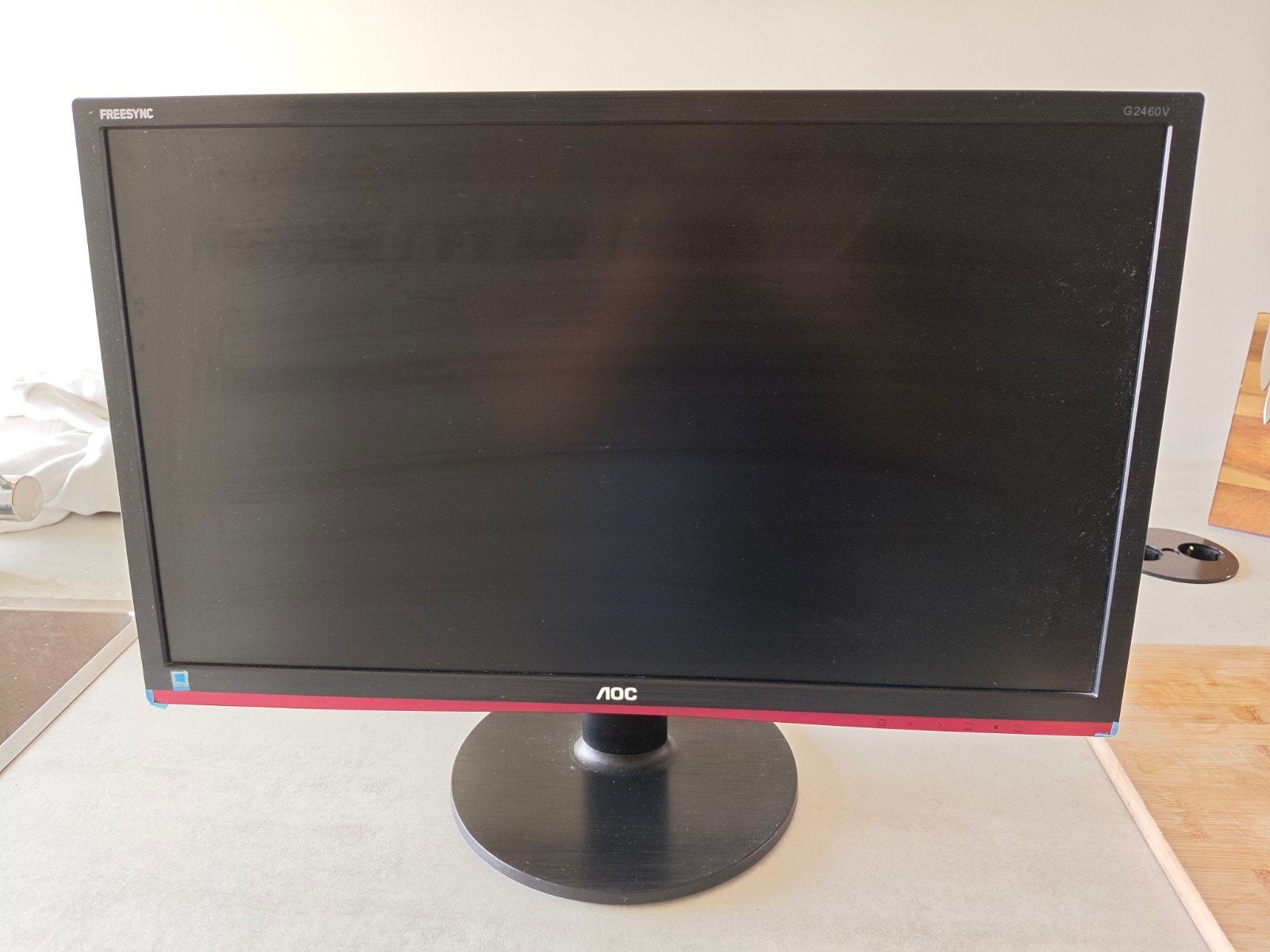 AOC G2460V Gaming Monitor - Full HD, FreeSync, Computers en Software, Monitoren, Gaming, Gebruikt, Kantelbaar, Ophalen of Verzenden