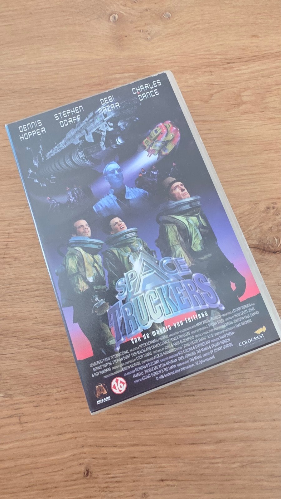 Space Truckers VHS videoband, Cd's en Dvd's, VHS | Film, Alle leeftijden, Ophalen, Gebruikt