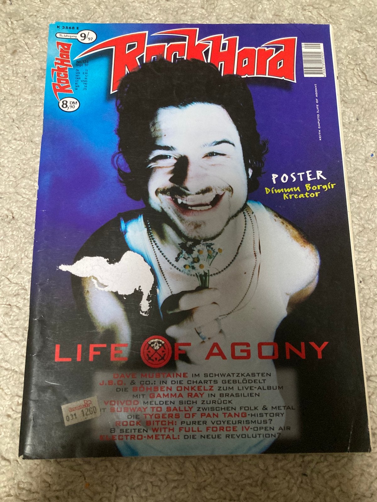Rock Hard Magazine Vol. 8 (1997) - Life of Agony Cover, Boeken, Tijdschriften en Kranten, Ophalen of Verzenden, Zo goed als nieuw