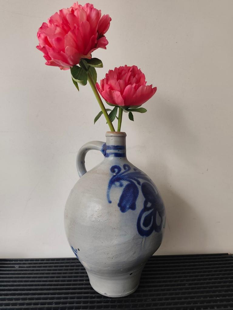 Grote robuuste puntgave vintage Keulse kruik, 35 cm hoog, Overige materialen, Overige kleuren, Ophalen of Verzenden, Zo goed als nieuw