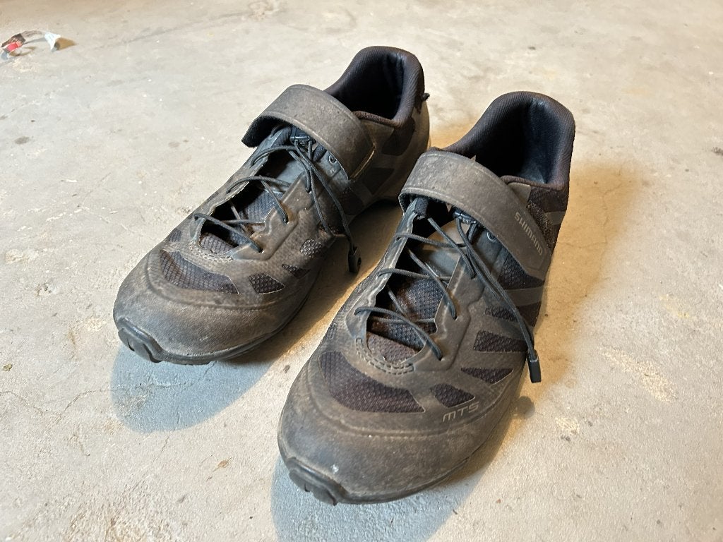 Shimano MTB/gravel schoenen, maat 44, Fietsen en Brommers, Fietsaccessoires | Fietskleding, Ophalen, Gebruikt, Heren, Schoenen