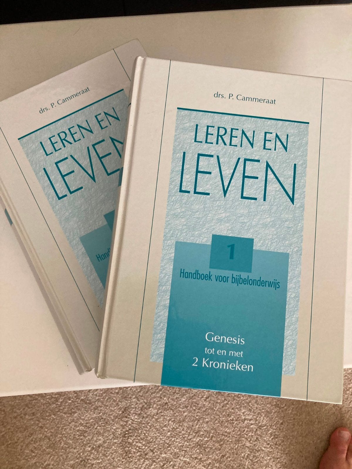 Ds P Cammeraat - Leren en Leven 1 en 2, Boeken, Godsdienst en Theologie, Ophalen of Verzenden, Zo goed als nieuw, Drs. P. Cammeraat