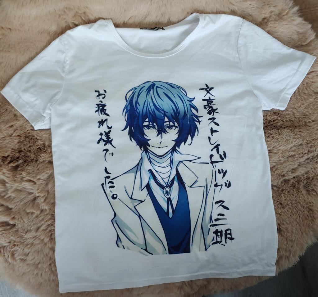 T shirt dazai osamu, Ophalen of Verzenden, Zo goed als nieuw, Korte mouw