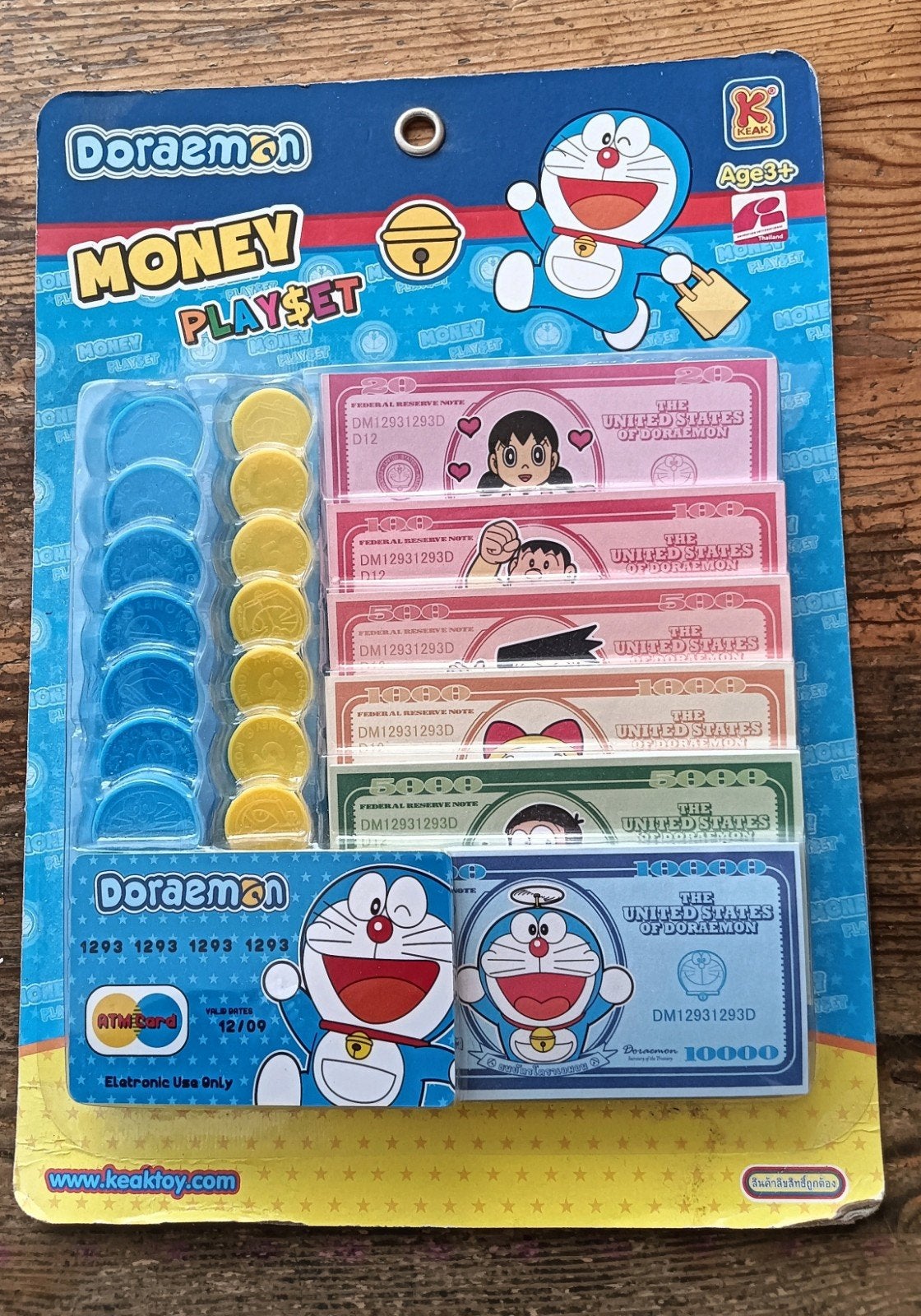 playmoney speelgeld the United States of Doraemon coind and, Ophalen of Verzenden, Overige materialen, Buitenland