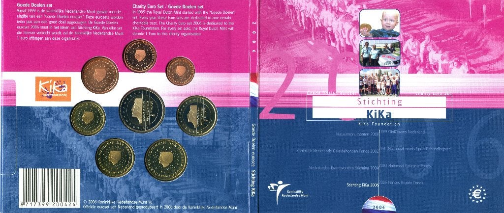 BU set Nederland 2006 - Goede Doelen Set - Blister Kika, Verzenden, Overige landen, Overige waardes, Setje