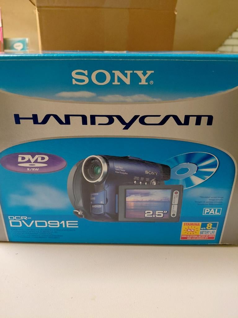 Sony handycam dcr-dvd91e, Dvd, 20x of meer, Ophalen of Verzenden, Zo goed als nieuw