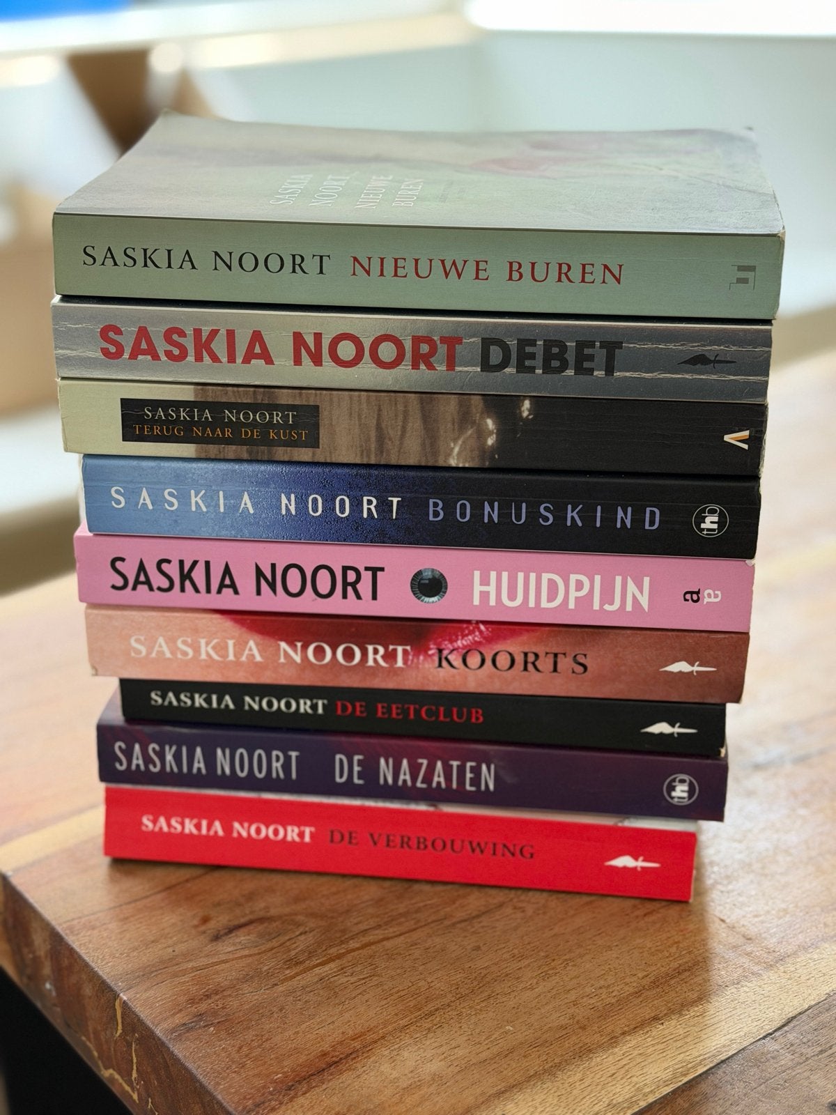 Saskia Noort Boekenpakket, Ophalen, Gelezen, Nederland