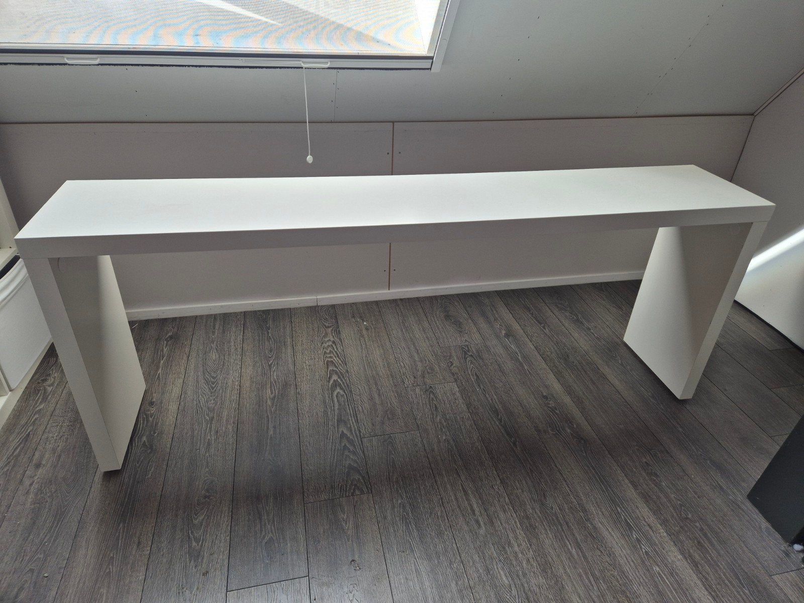 ikea (bed)sidetable met wieltjes, Ophalen, Gebruikt, 60 cm of meer, Rechthoekig