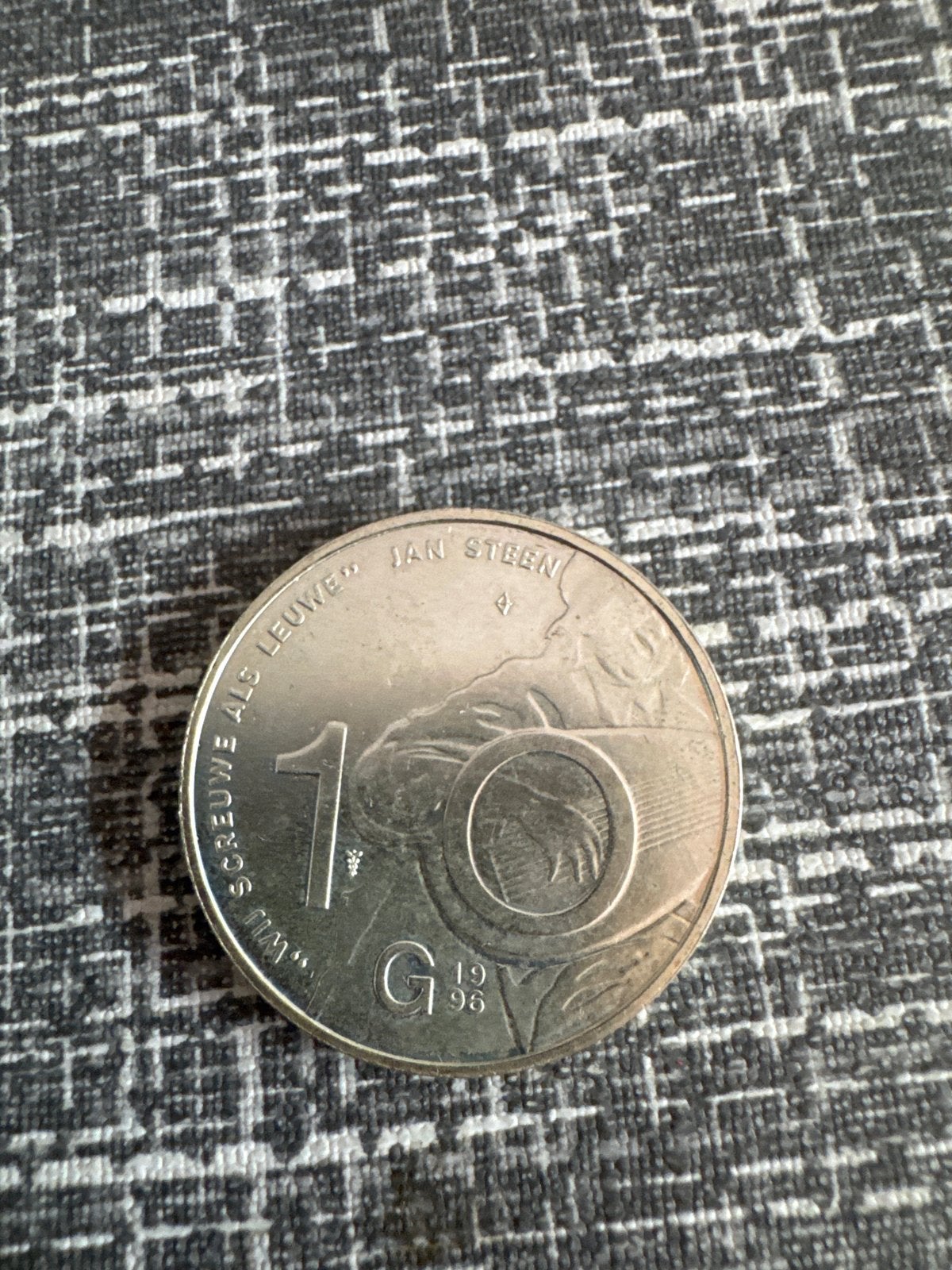 10 Gulden 1995 Koningin Beatrix - Jan Steen munt, Postzegels en Munten, Ophalen of Verzenden, Koningin Beatrix, 1 gulden, Losse munt