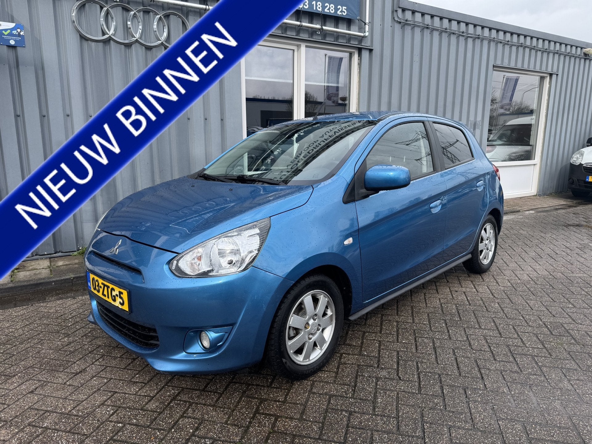 Mitsubishi Space Star 1.0 Intense (bj 2013), Auto's, Voorwielaandrijving, Euro 5, Stof, Gebruikt