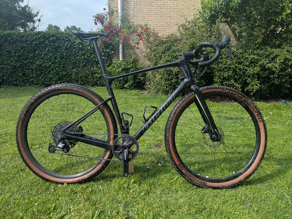 Giant Revolt XL (2024) Carbon Gravelbike + extra wielset, Fietsen en Brommers, Fietsen | Racefietsen, Ophalen, 28 inch, Carbon