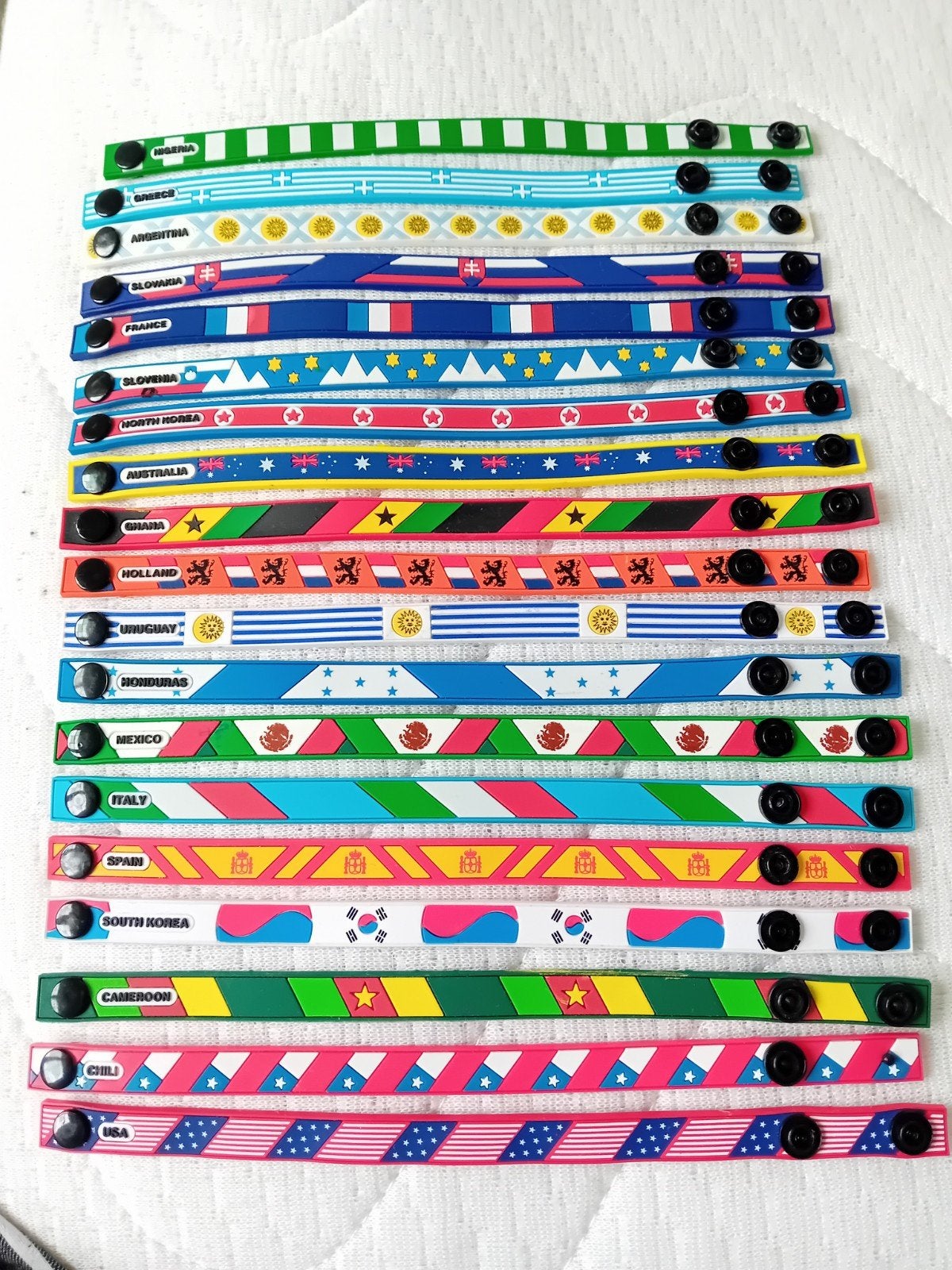 armbandjes ( elftals), Ophalen of Verzenden, Zo goed als nieuw, Buitenlandse clubs