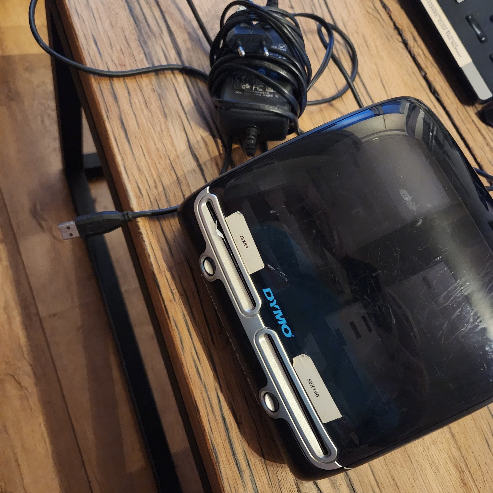 Dymo LabelWriter 450 Twin Turbo met diverse labels, Computers en Software, Labelprinters, Gebruikt, Etiket, Ophalen of Verzenden