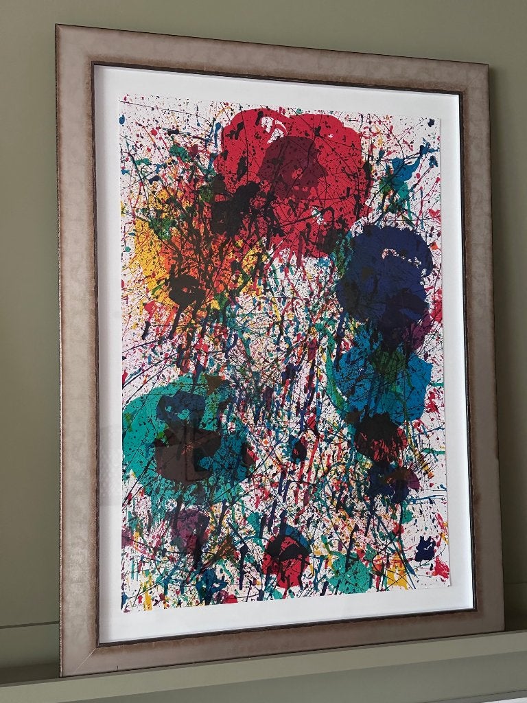 Sam Francis litho, Ophalen