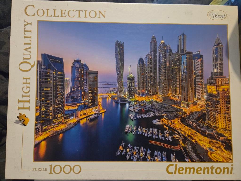 Clementoni Dubai Puzzel 1000 Stukjes, Hobby en Vrije tijd, Denksport en Puzzels, Zo goed als nieuw, 500 t/m 1500 stukjes, Ophalen of Verzenden