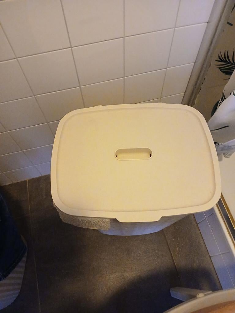 Wasmand, Ophalen, Beker of Kan