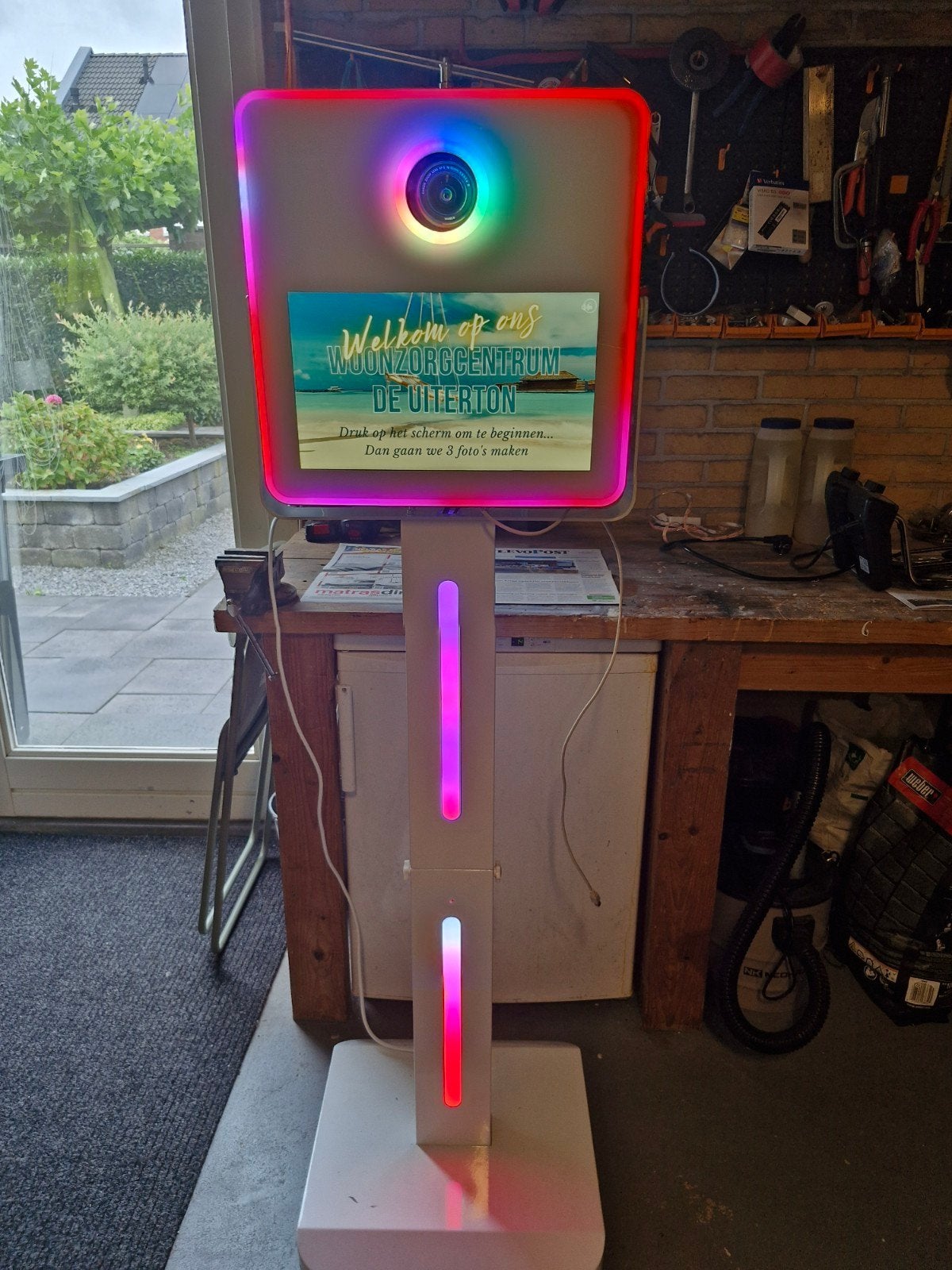 photobooth te koop ( met of zonder printer en printercover), Ophalen, Photobooth, LED, Ultra HD (4K)