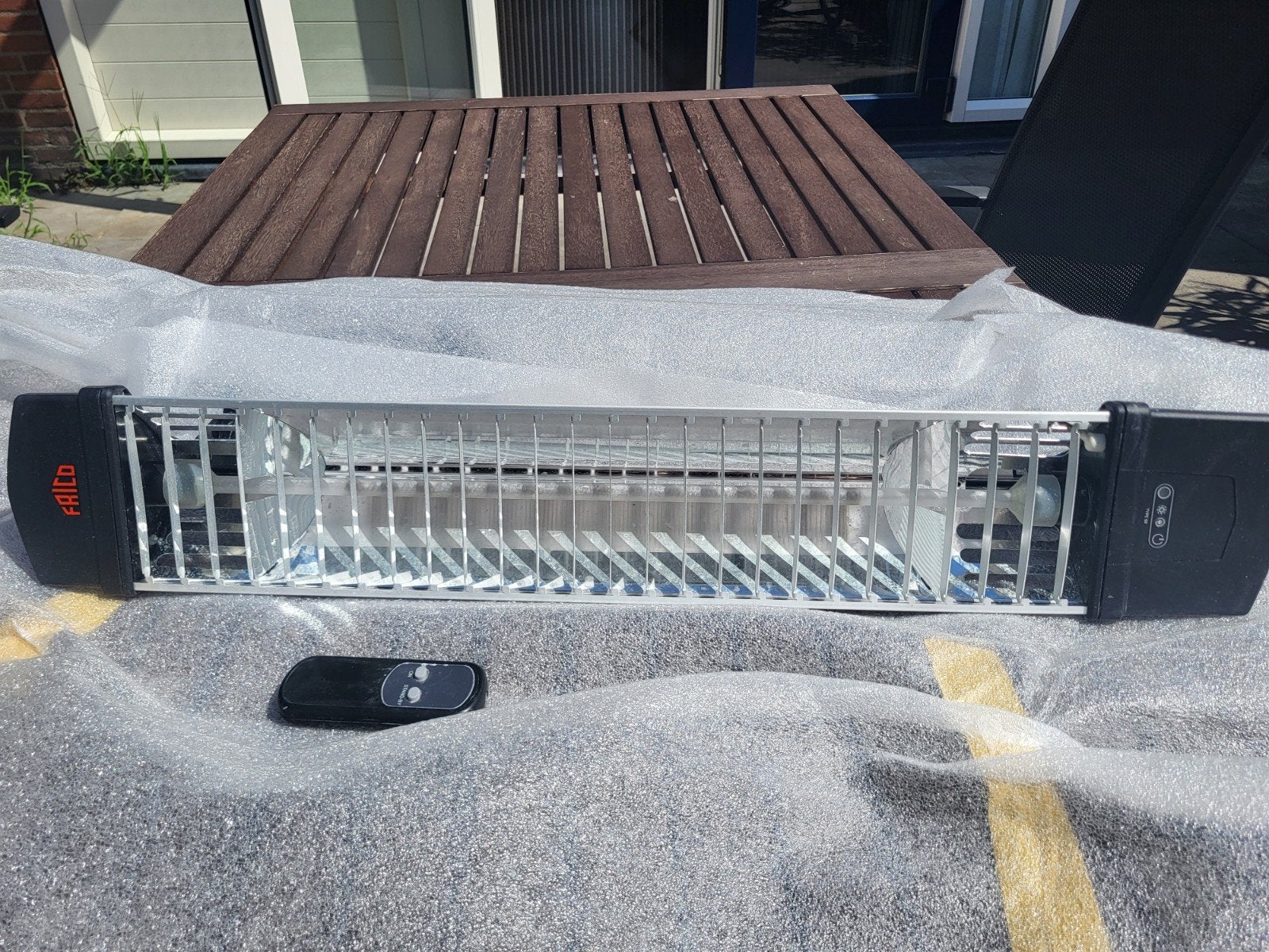 FRICO INF12 Halogeen Infrarood Heater 1200W IP55, Ophalen of Verzenden, Gebruikt, Elektrisch, Wand