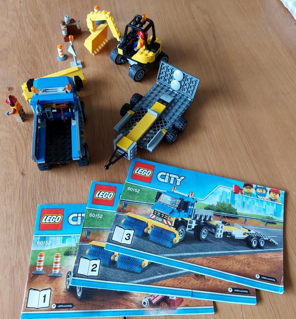 Lego set 60152 City graafwekzaamheden, met boekjes, Kinderen en Baby's, Speelgoed | Duplo en Lego, Lego, Compleet, Ophalen of Verzenden