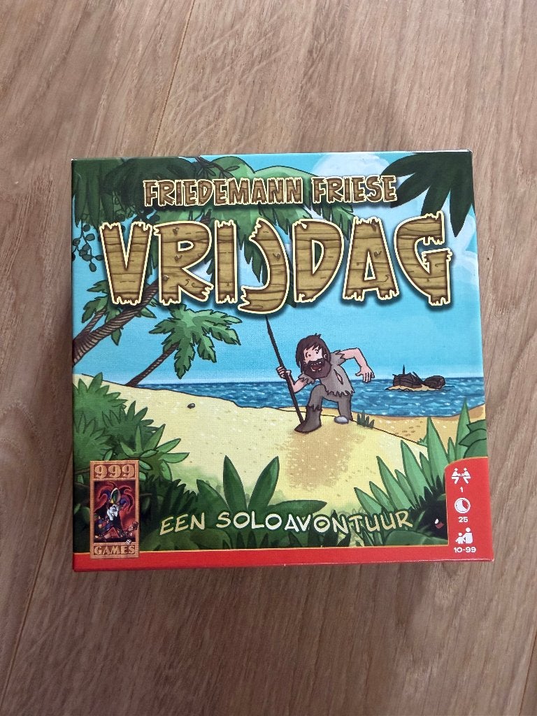 Vrijdag - Solo bordspel van Friedemann Friese, Een of twee spelers, Ophalen of Verzenden, Zo goed als nieuw, 999 Games