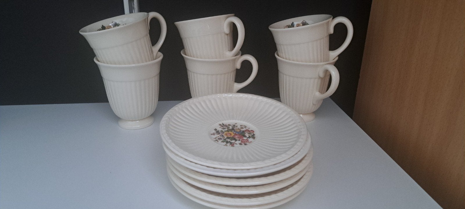 Wedgwood Etruria Barlaston kop en schotels, Ophalen of Verzenden