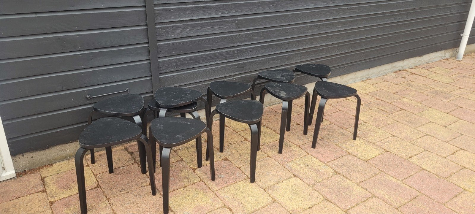 11 IKEA Kyrre Krukken - Zwart, Ophalen, Gebruikt, Hout