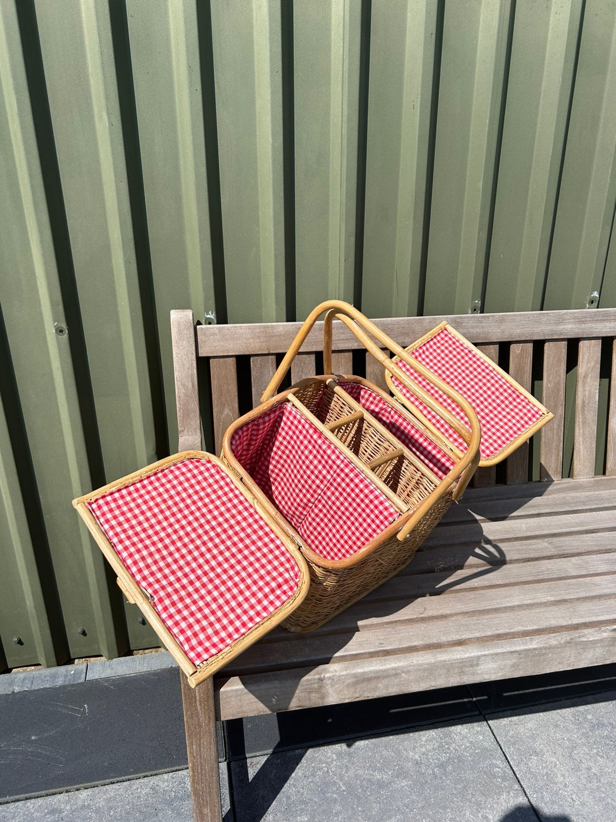 Prachtige grote Picknickmand., Ophalen, Zo goed als nieuw