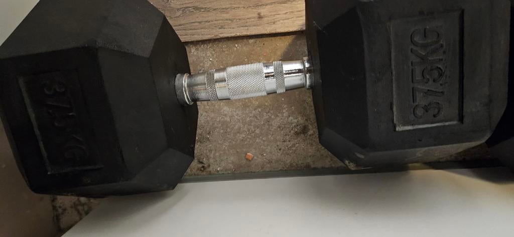 Twee dumbells van 37,5 kg, Ophalen, Dumbbell