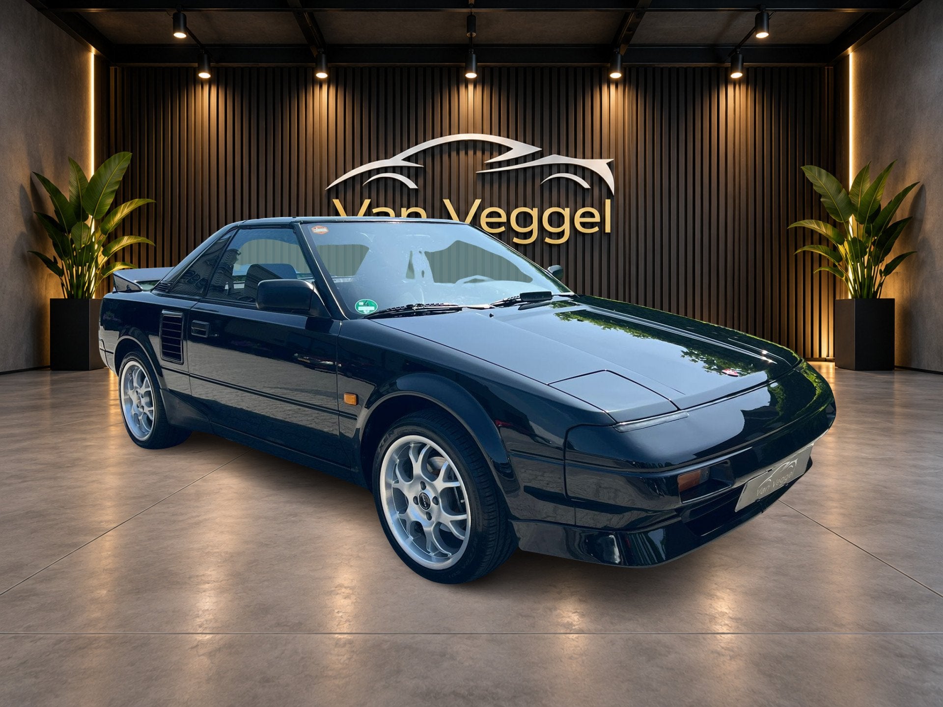 Toyota MR2 1.6 TC 16 targa, elek ramen, lmv (bj 1989), Zwart, Bedrijf, Handgeschakeld, Onderhoudsboekje