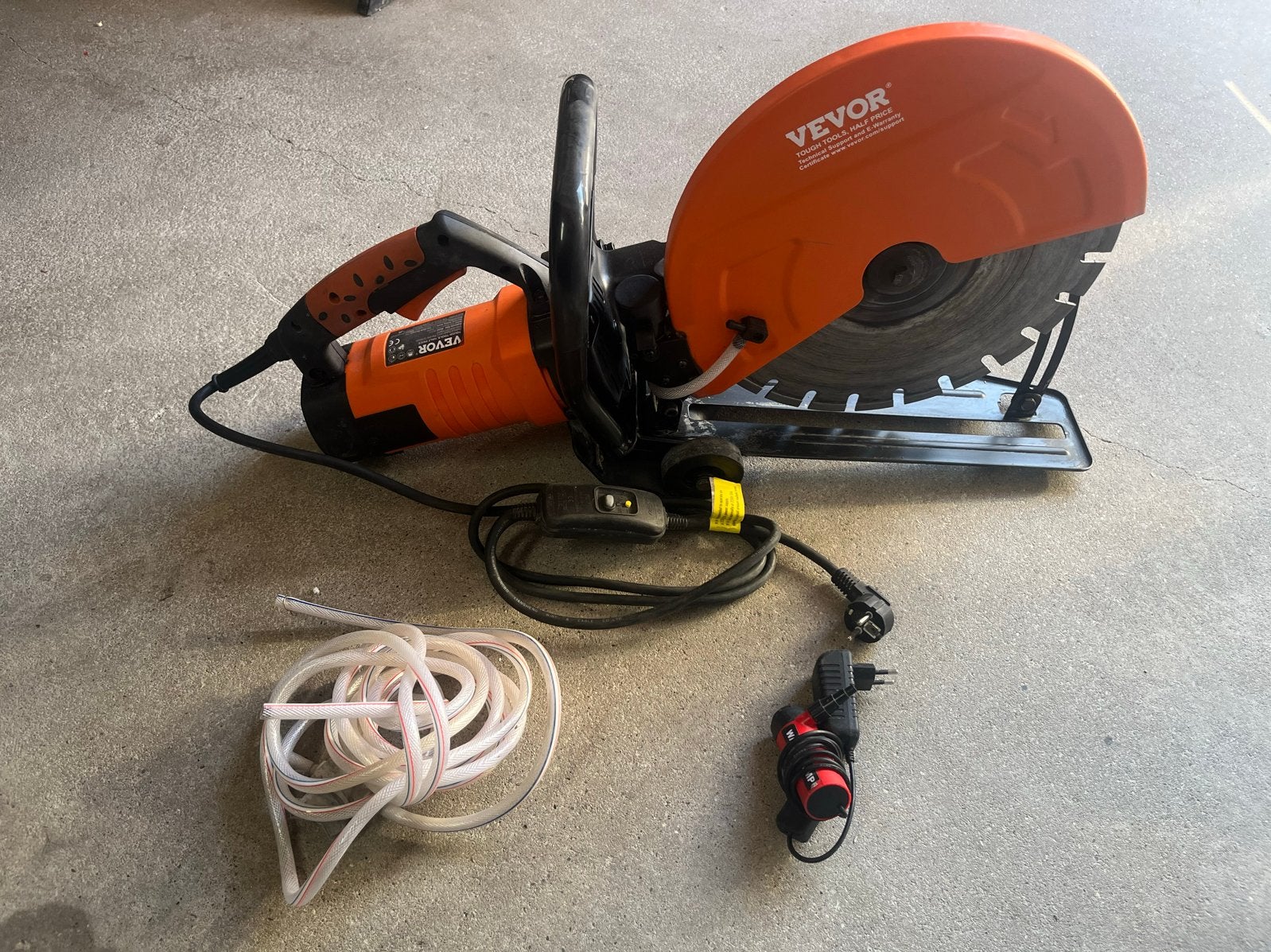 Vevor DC355 2800W Beton/Steenzaag - Krachtig en Efficiënt, Ophalen, Gebruikt, 70 mm of meer, Overige typen