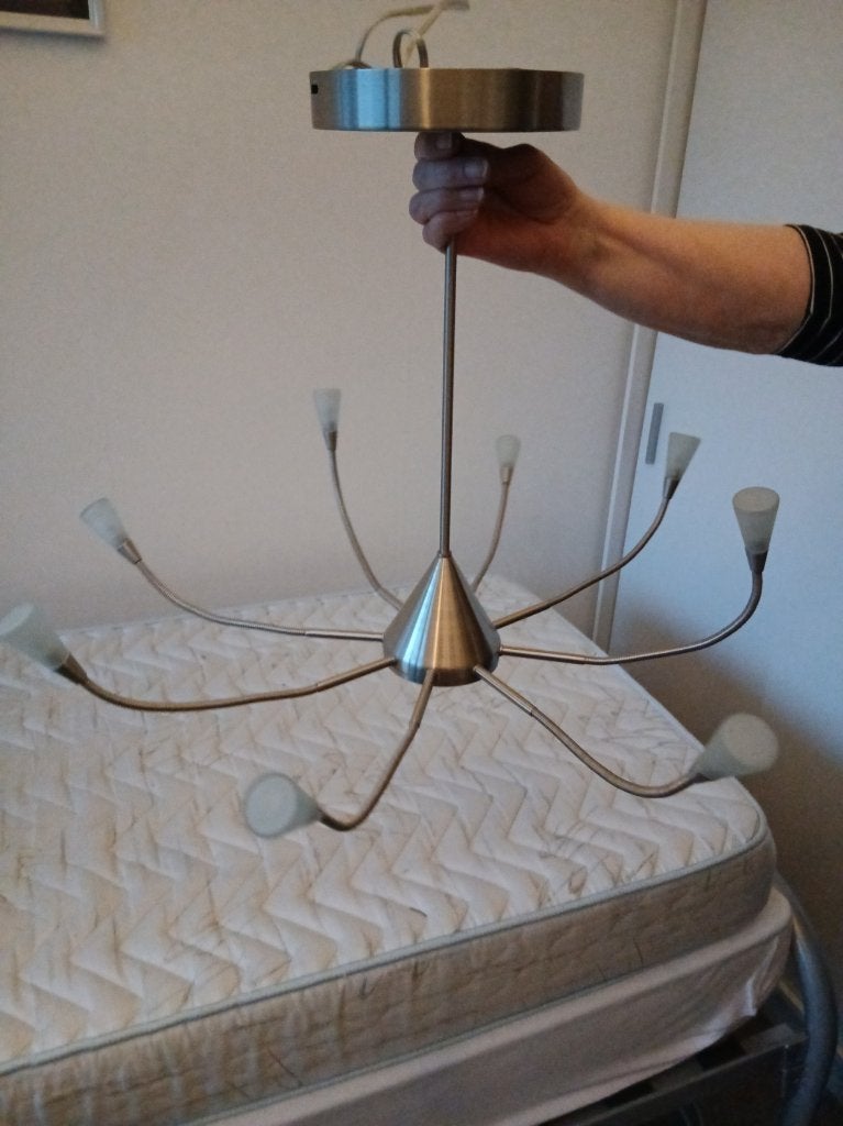 Ikea Hörby hanglamp, Ophalen, Zo goed als nieuw, Glas, GU10