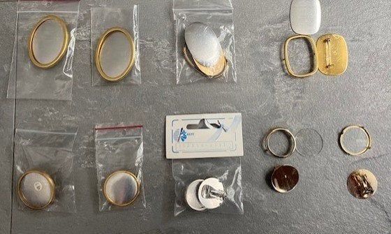 Div Broches en oorbellen om sieraden te maken (qwe), Ophalen of Verzenden, Nieuw, Overige typen