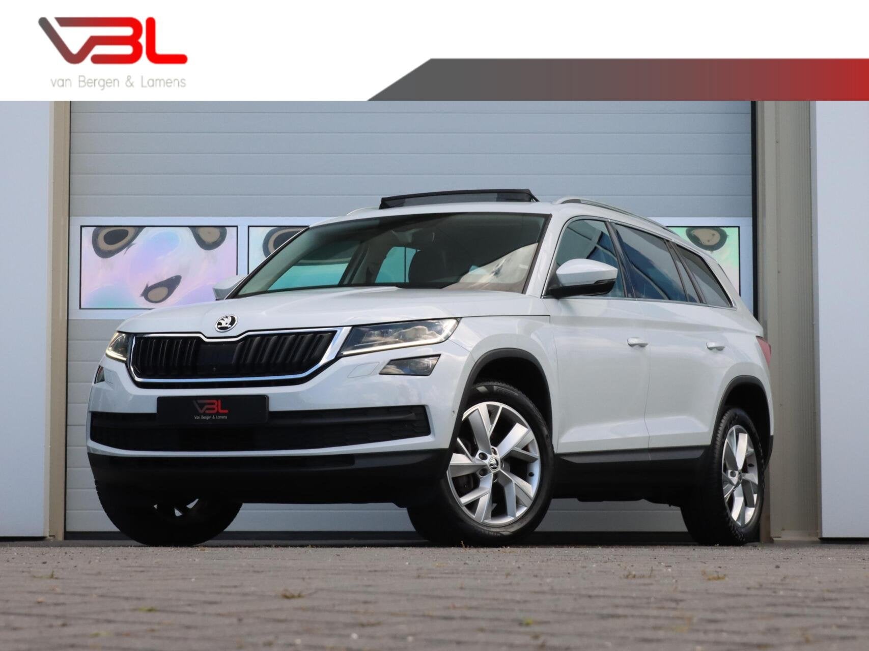 Skoda Kodiaq 1.4 TSI 150PK Style Business 7persoons | Panora, Auto's, Dealer onderhouden, 4 cilinders, 7 stoelen, Wit